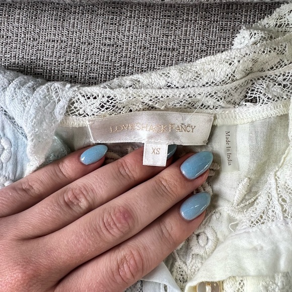 NWOT LoveShackFancy Rhonda top size XS - Picture 8 of 8